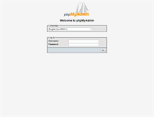 Tablet Screenshot of mysql.sadecehosting.com